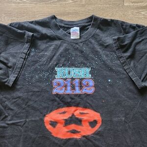 Y2K Rush 2112 Classic Album Cover Collection Band Tshirt